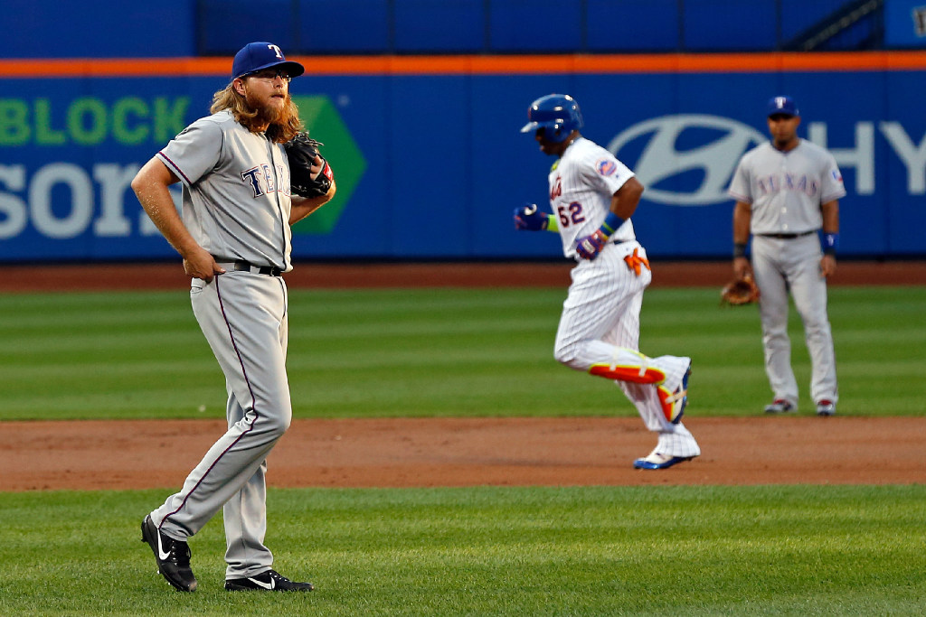 Photos: Texas' trio of HRs not enough as Mets out-power Rangers in 5-4 loss