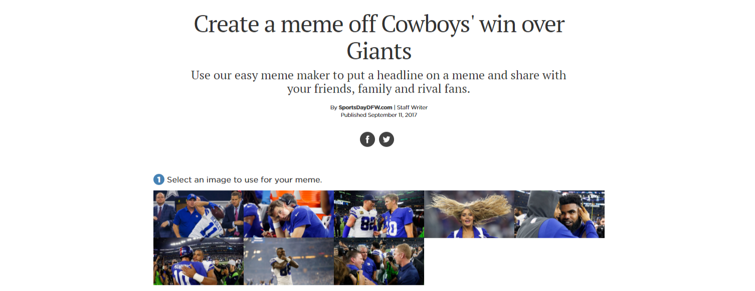 The best 20 memes from Cowboys' win over Giants, including poking fun ...
