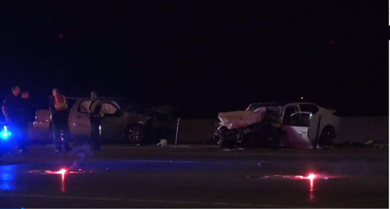 Wrong-way driver crashes into 2 cars on LBJ Freeway near Dallas-Garland ...