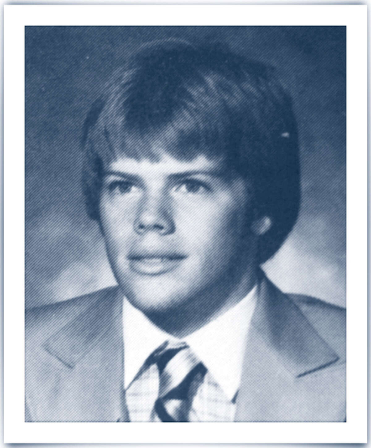 Patrick Davis, seen here in his 1980 yearbook photo, was a popular football player at Lee High before the wreck that left him with brain damage.