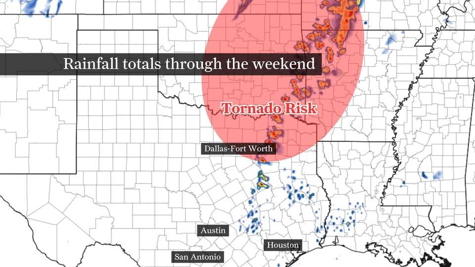Strong North Texas tornado risk Friday. When will Houston see storms?