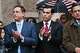 Latino Center for Leadership Development founder Jorge Baldor, left, and executive director of the center, Miguel Solis, were in Austin Jan. 14 for a news conference regarding the preservation of House Bill 1403, the Texas Dream Act.