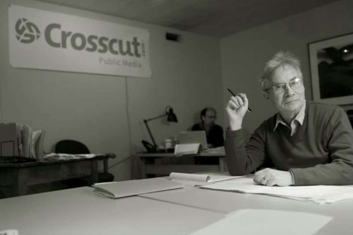 David Brewster, founding publisher of the Seattle Weekly. He has since founded Crosscut, and Town Hall Seattle. 