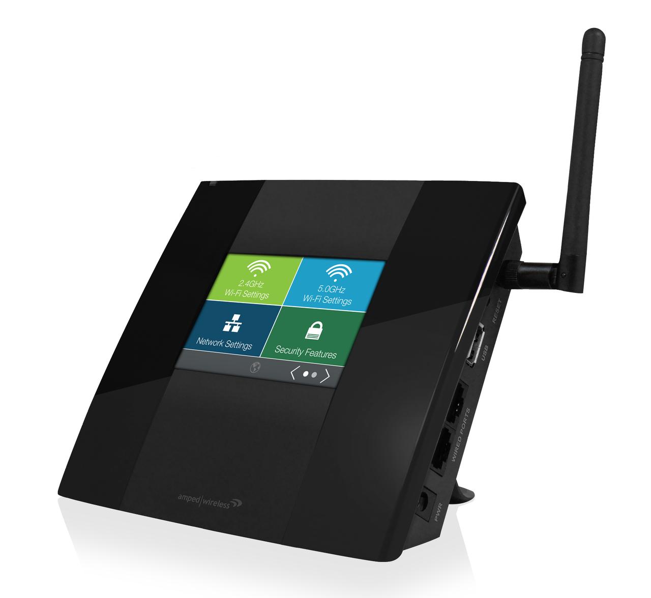 Set up the new Amped Wireless router with just one finger
