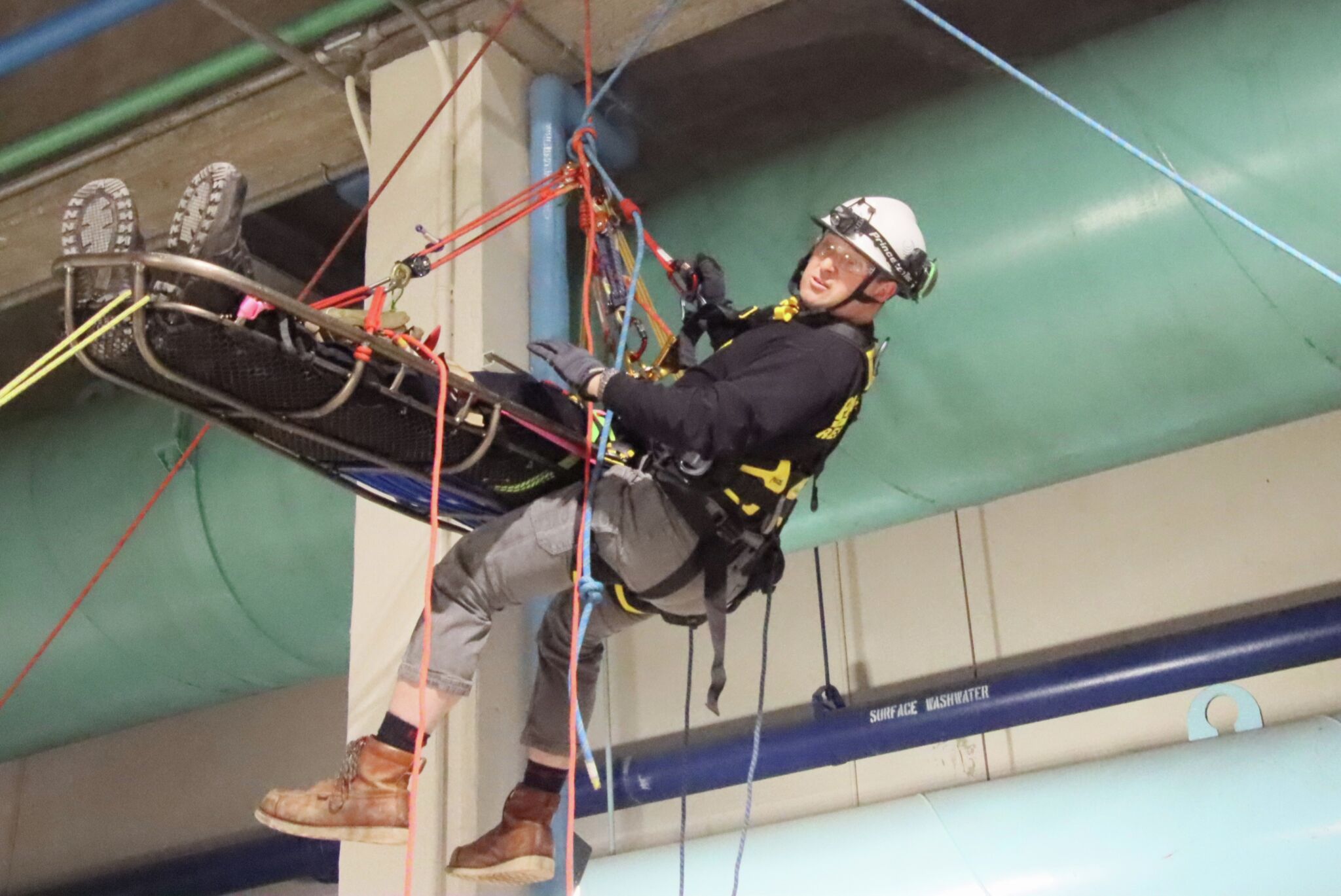 Region 3 Response Team trains in ropes rescue course