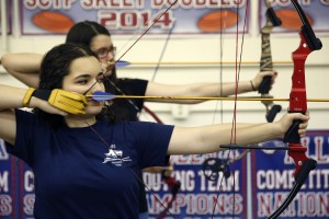 Watch archery state champ from Allen hit the bulls-eye as she heads to ...