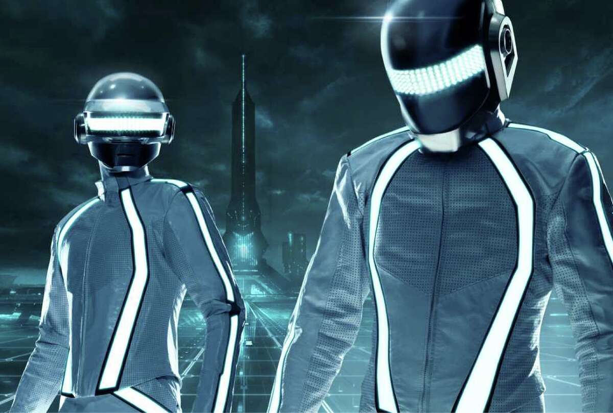 The French duo Daft Punk perform the score for "TRON: Legacy"