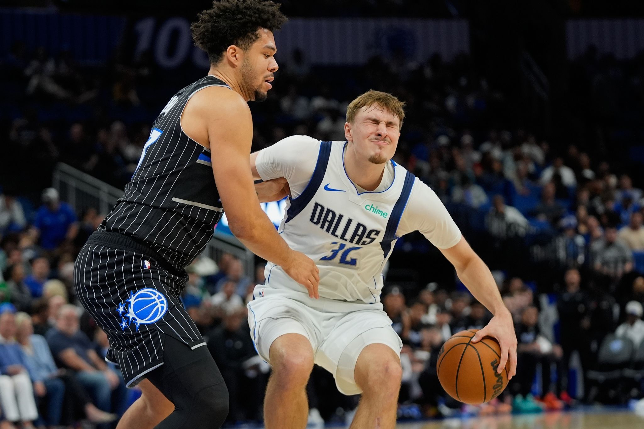 Rookie Cooper Flagg has a mixed return to the Mavericks' starting ...