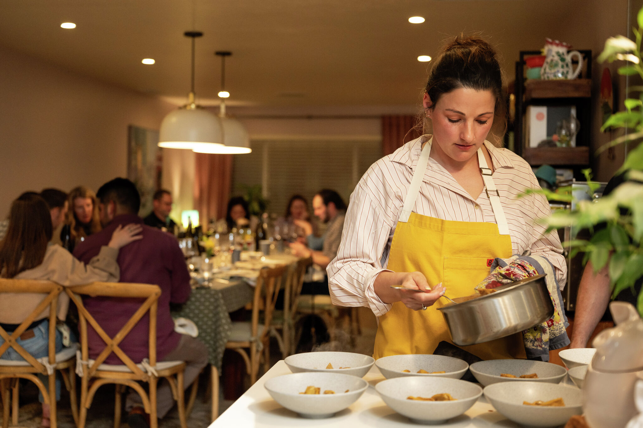 sfchronicle.com - Jess Lander - The hottest dinner reservation in Napa is inside this couple's home