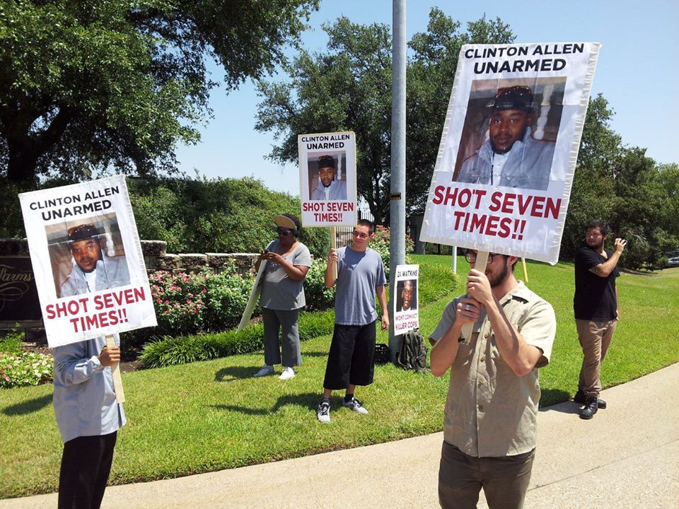 The parents of Clinton Allen, who was shot and killed by a Dallas ...