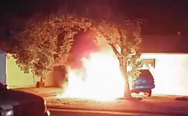 NBC 5: Grand Prairie police chase ends in fiery crash when stolen car ...
