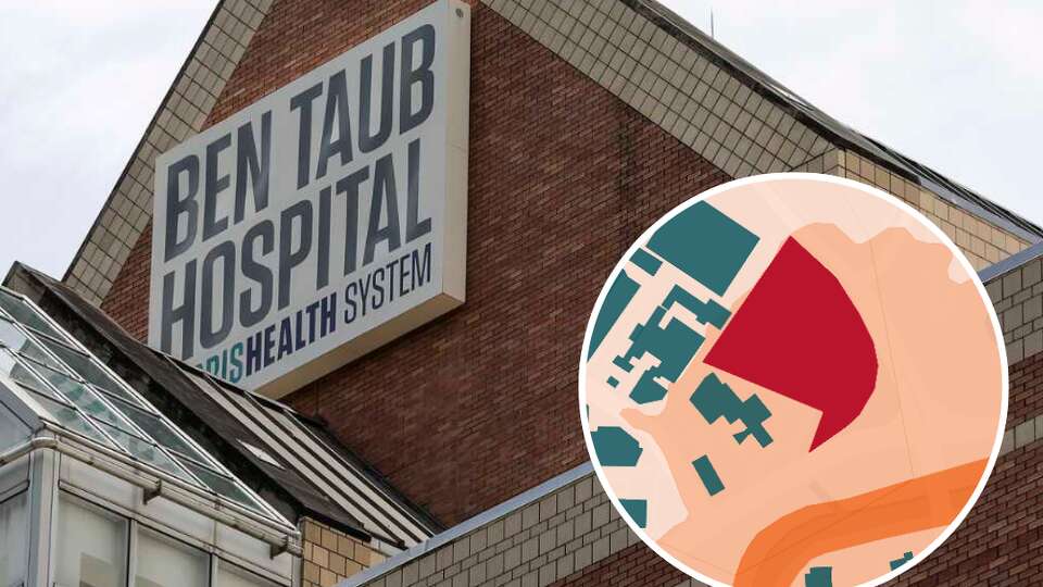 Houston's Ben Taub Hospital is planning to expand into a 100-year floodplain.