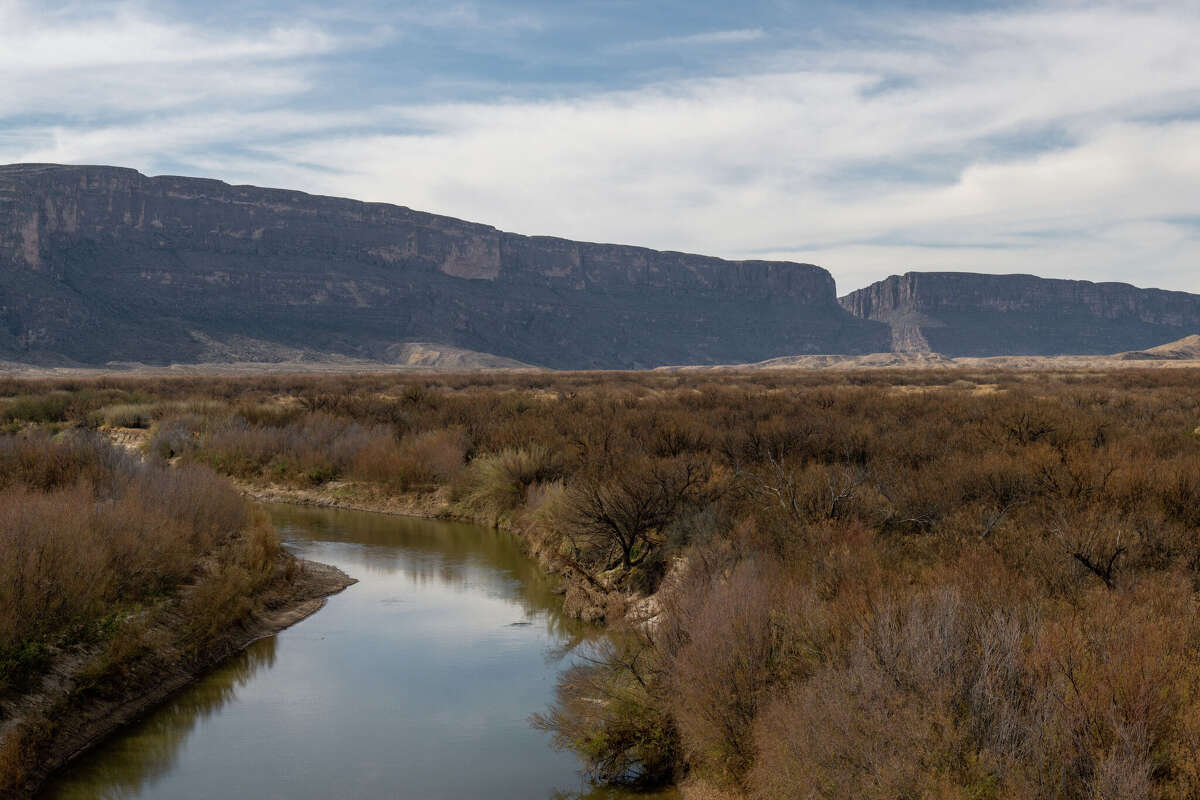 BIG BEND NATIONAL PARK, TEXAS - JANUARY 27: The Rio Grande flows through Big Bend National Park on January 27, 2023 in West, Texas. The Rio Grande, which has suffered from record drought conditions and a growing population along the Southern border, supplies water to more than six million people in the U.S. and Mexico. Texas and New Mexico, which have long battled over allocation from the river, have recently come to an agreement that will be considered by the U.S. Supreme Court but is opposed by the federal government. Mexico's allotment is not affected by the agreement. (Photo by Brandon Bell/Getty Images)