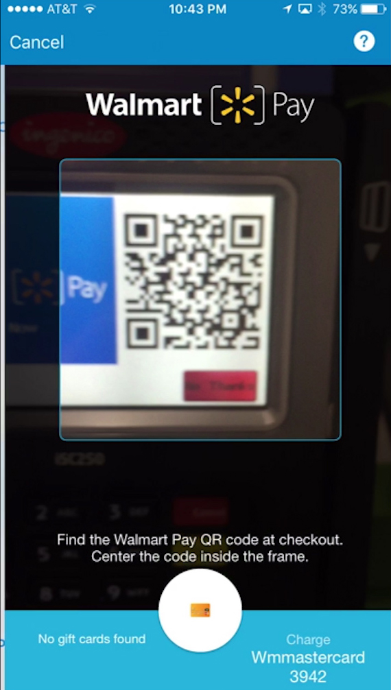 Walmart Pay Scan Wal-Mart Pay is on the way, taking aim at Apple