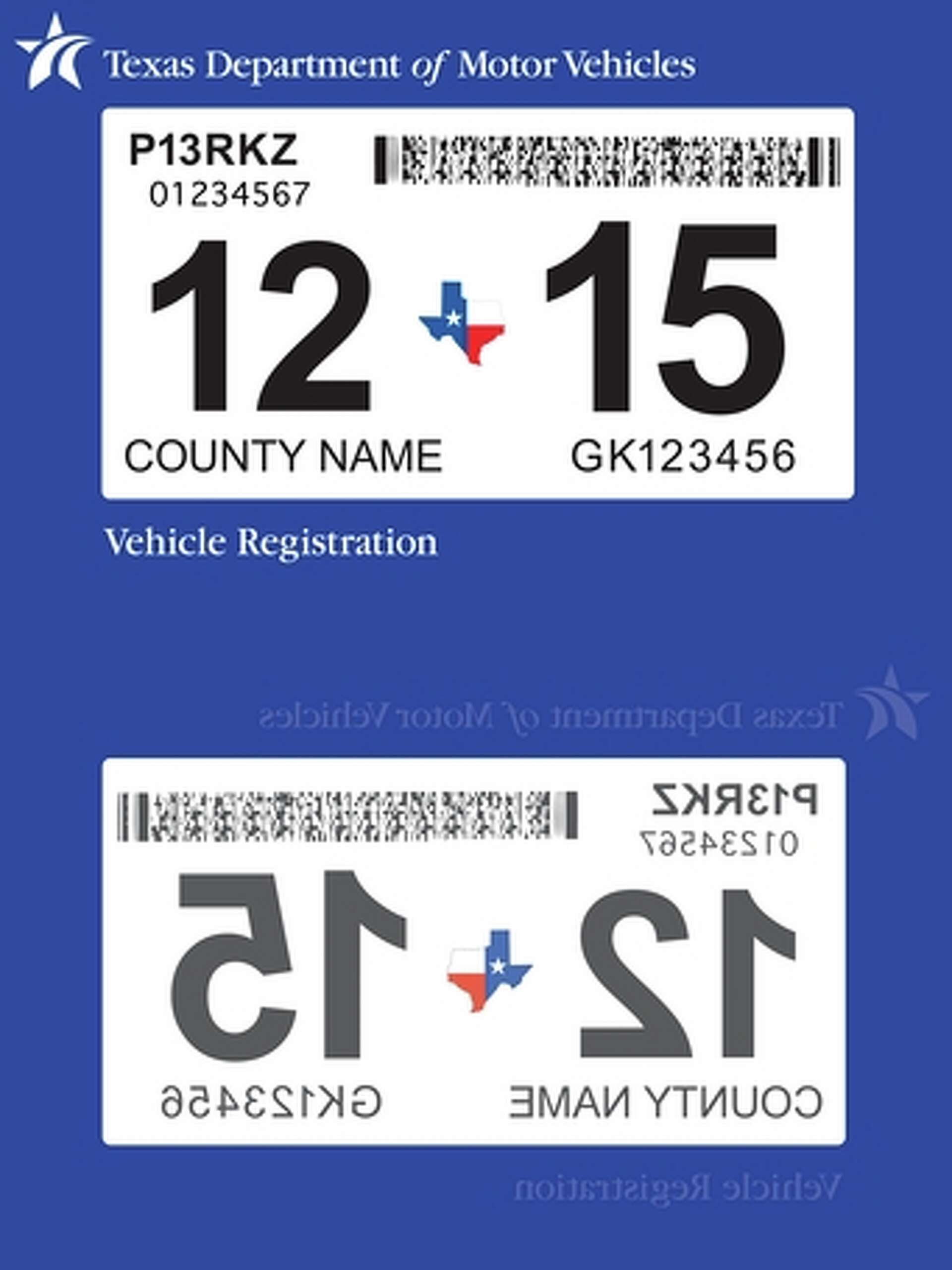 DMV unveils new look for registration window sticker