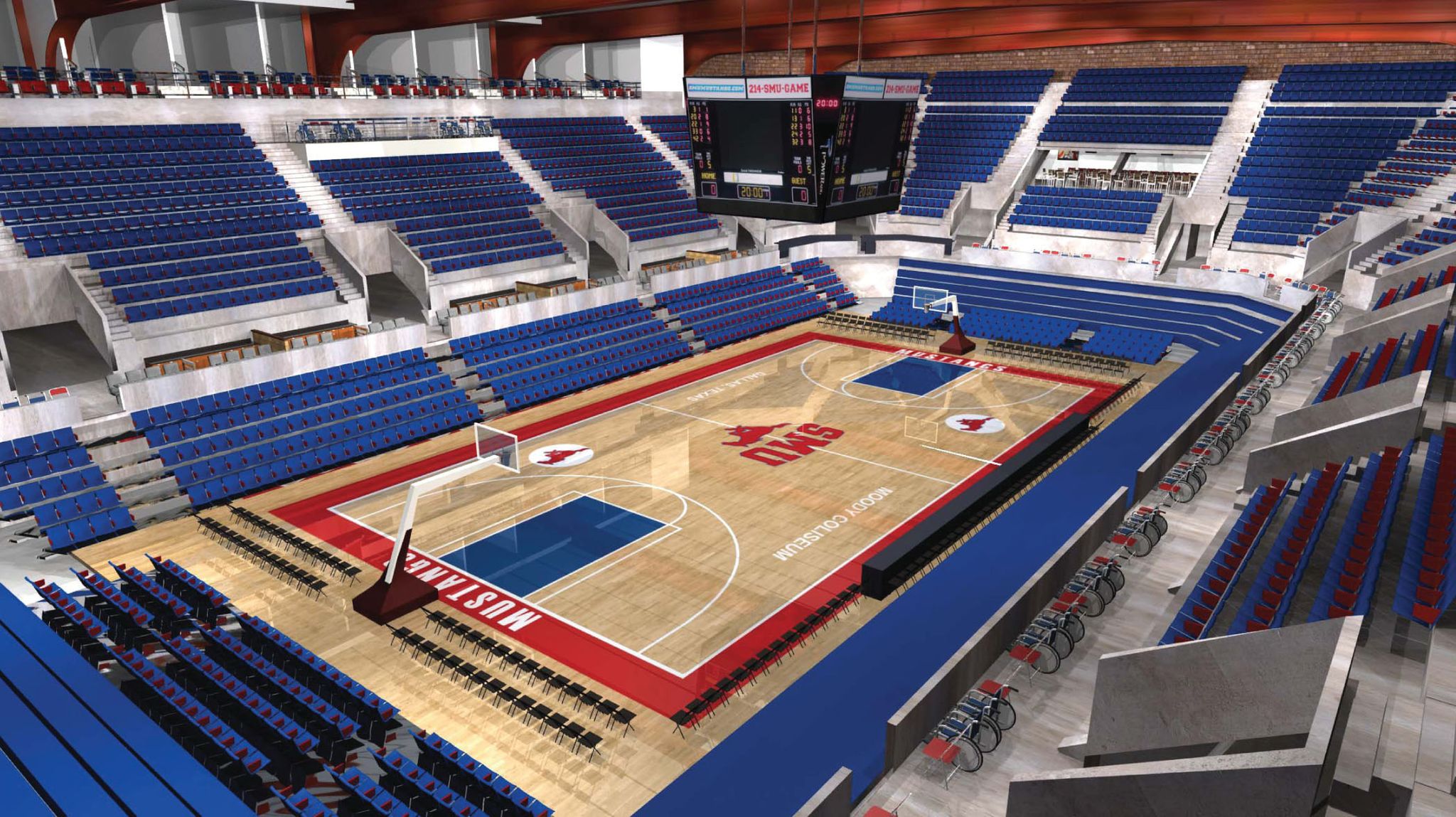 See images of the plans for Moody's renovation