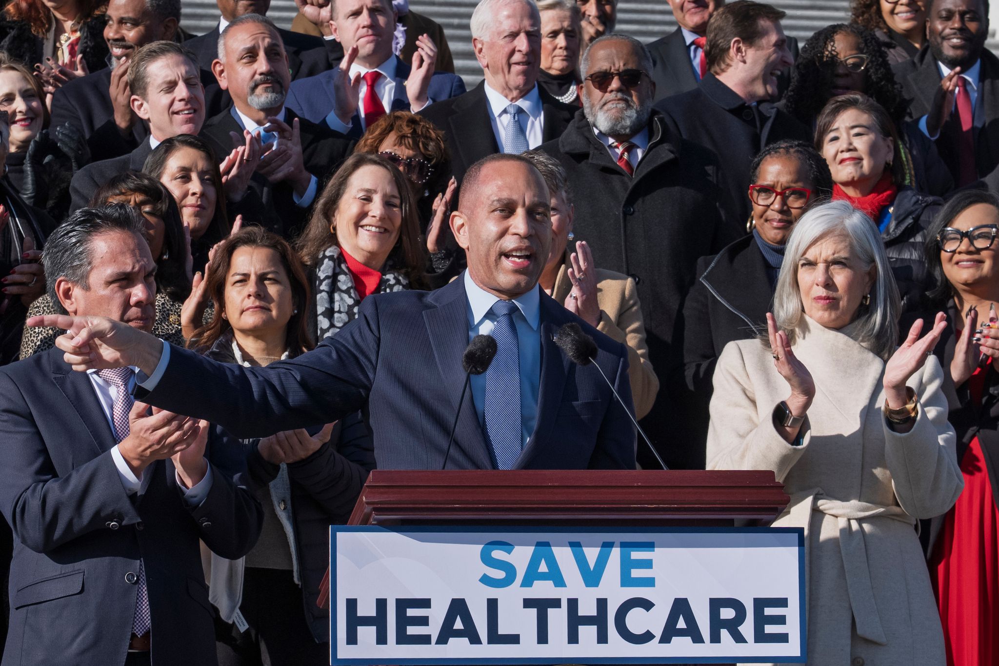 House passes bill to extend health care subsidies in defiance of GOP ...