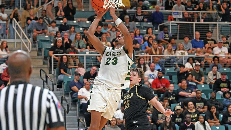 Daniel Patton scored 21 points for Cypress Falls during a regional final victory over Jordan.
