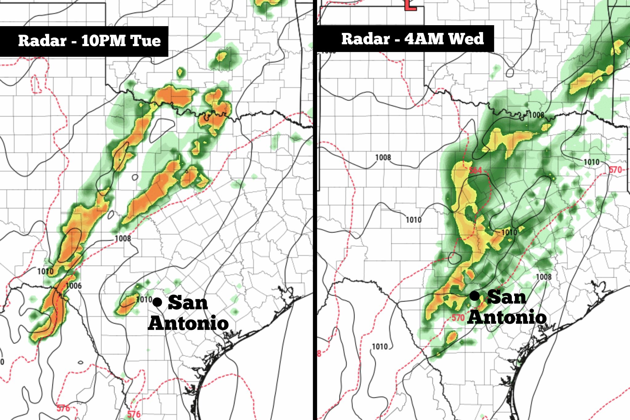 Quiet Monday, but here’s when more storms will hit South Texas