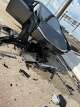 A Tesla Cybertruck is seen damaged after crashing into a barrier on a Houston freeway in August 2025. Justine Saint Amour is suing Tesla for over $1 million in damages claiming that the company's "Autopilot" feature malfunctioned.