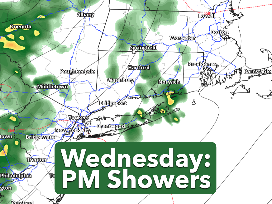 Clouds and rain showers ends CT's spring preview on Wednesday