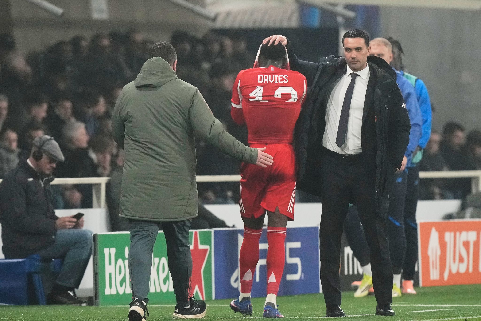 Canada star Alphonso Davies distraught after injury playing for Bayern ...