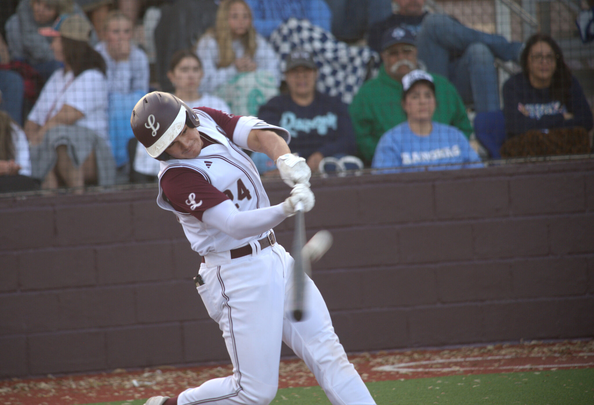 Paige Beall leading Legacy volleyball on court with passionate play