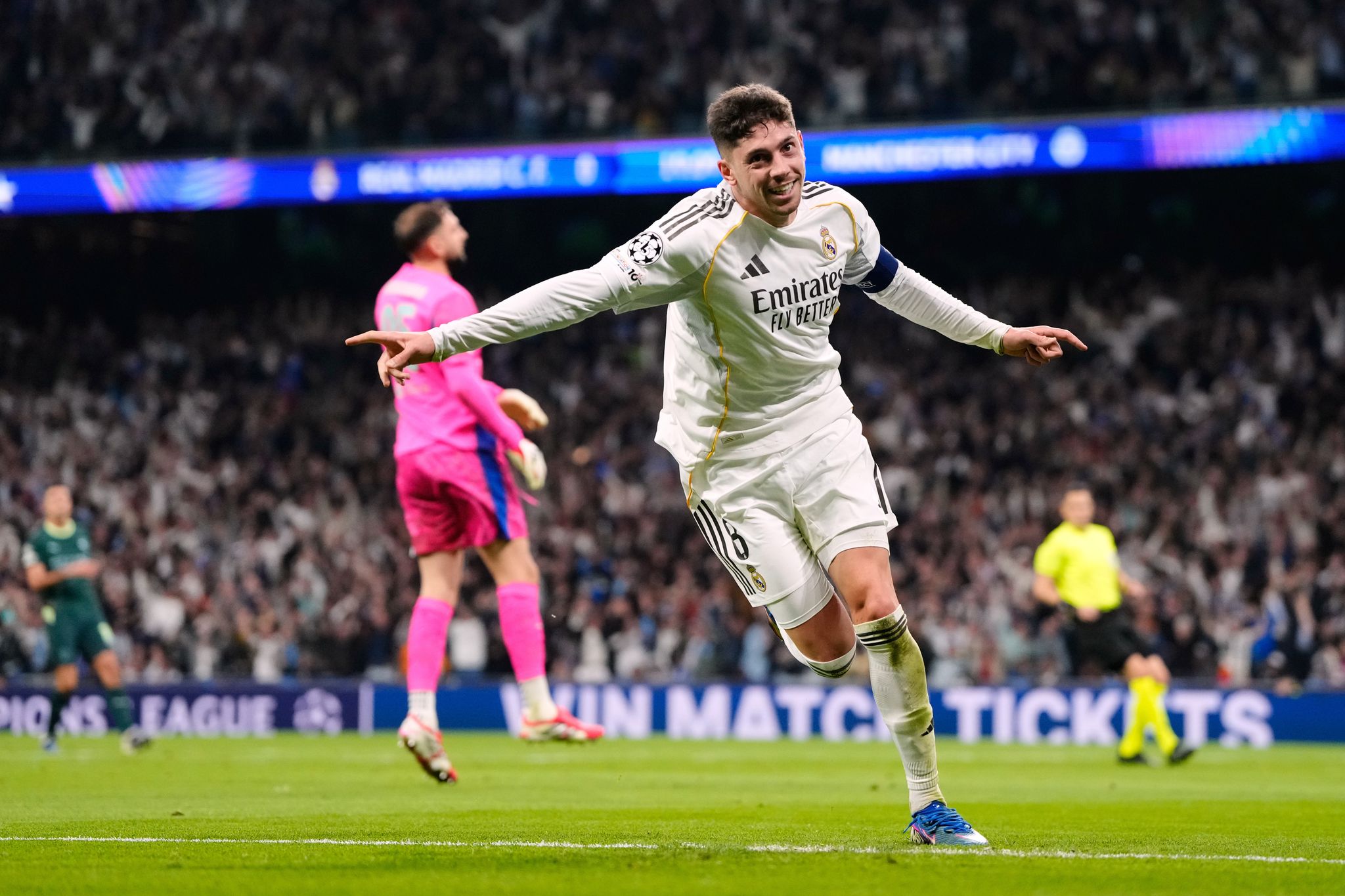 Real Madrid's Valverde scores first-half hat trick in victory over