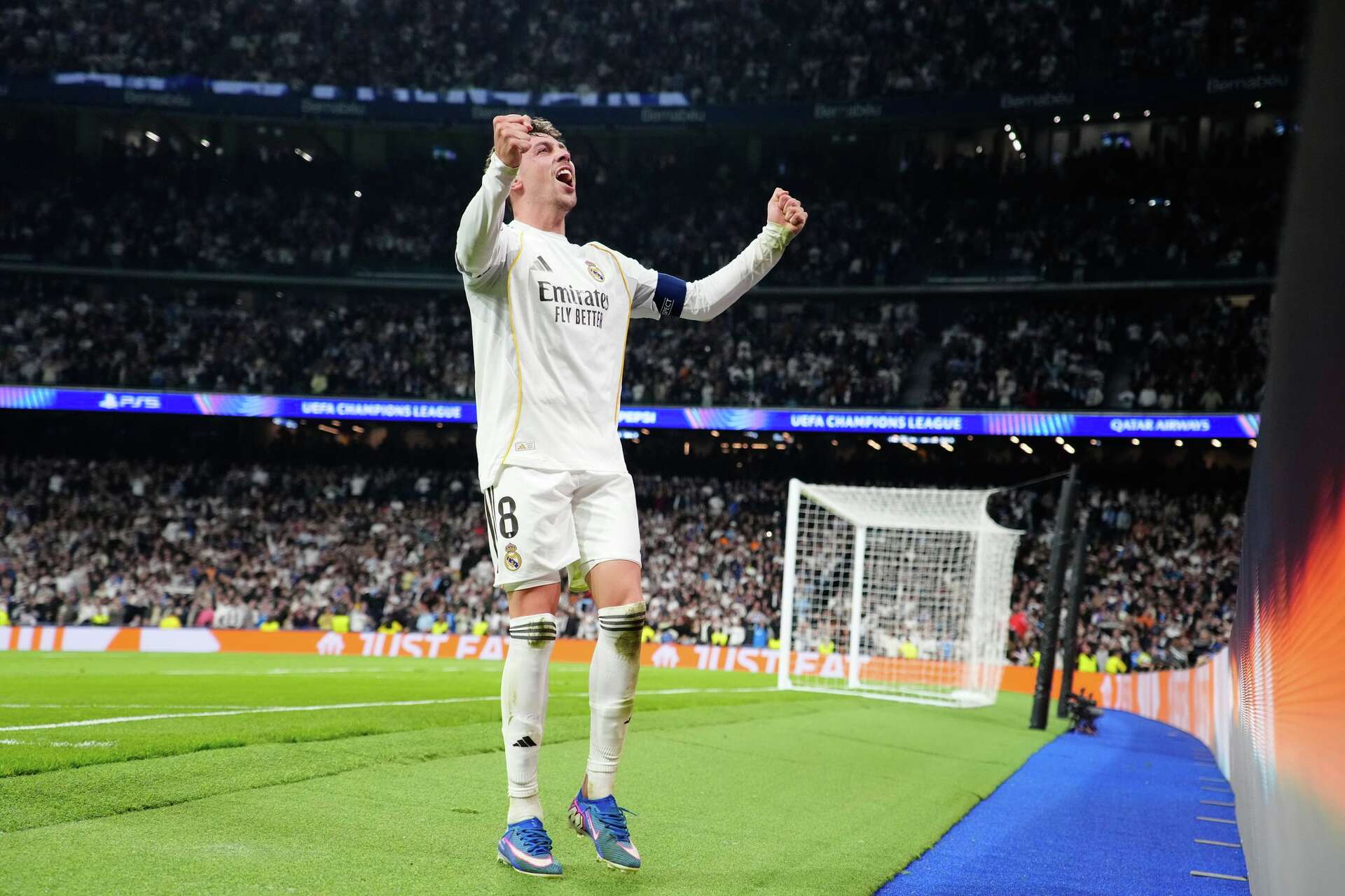 Real Madrid's Valverde scores first-half hat trick in victory over
