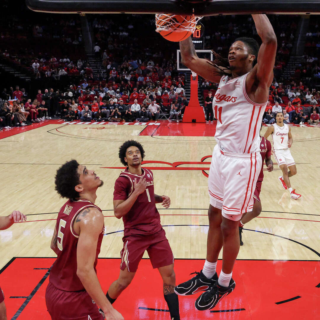 Joseph Tugler and the Houston Cougars were right at home at Toyota Center against Florida State earlier this season.