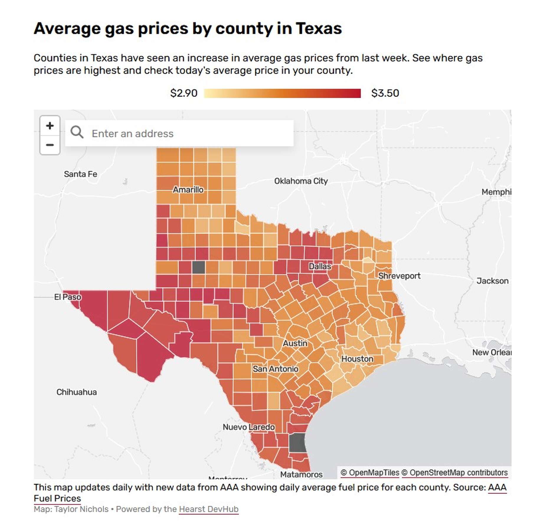 Map for Data Wednesday 