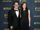 (L-R) John Liew, Co-Founder of AQR Capital Management and Serena Liew attend the 30th Annual Screen Actors Guild Awards at Shrine Auditorium and Expo Hall on February 24, 2024 in Los Angeles, California.