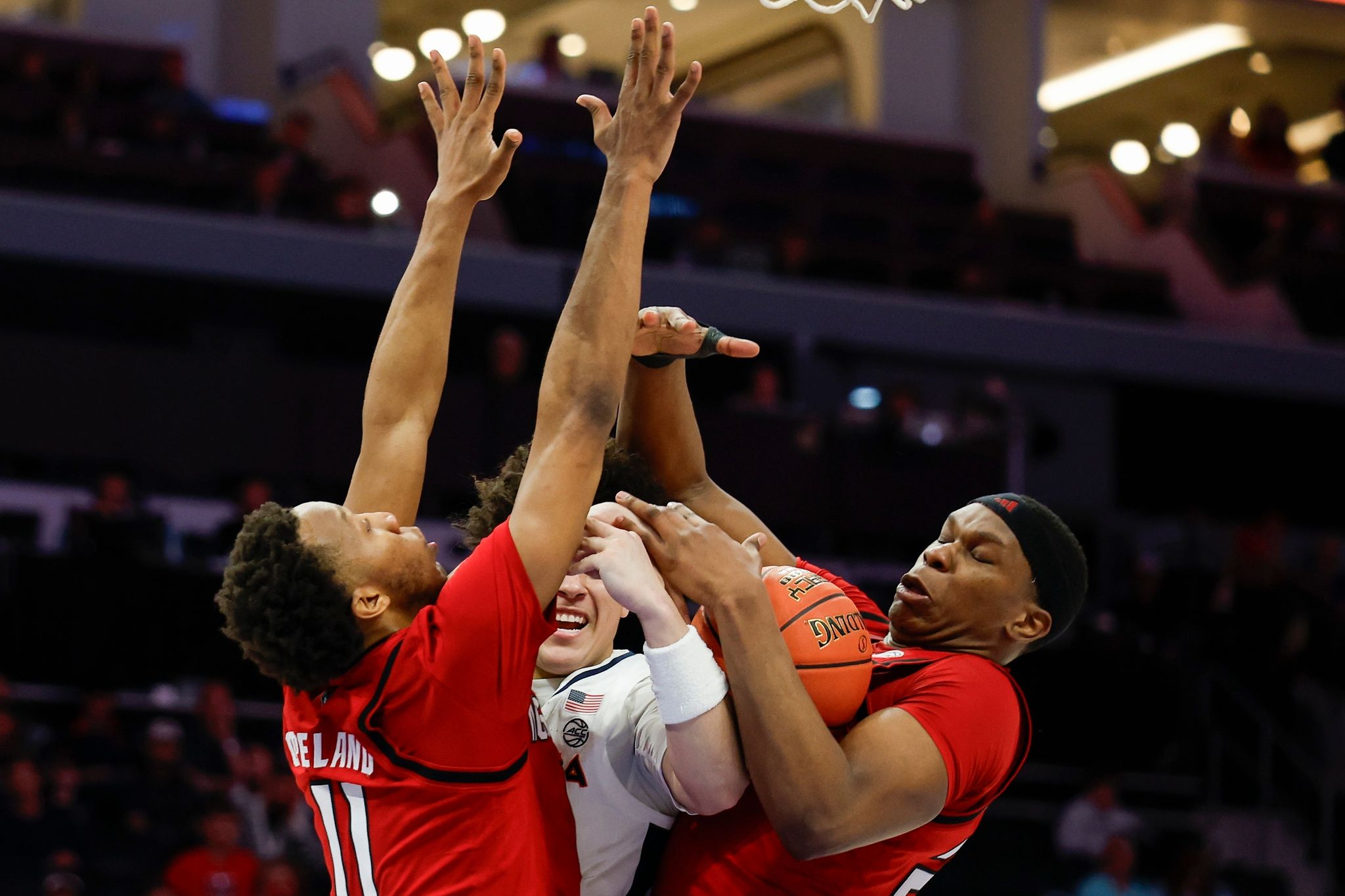 No. 10 Virginia beats NC State for third time this season 81-74 to ...