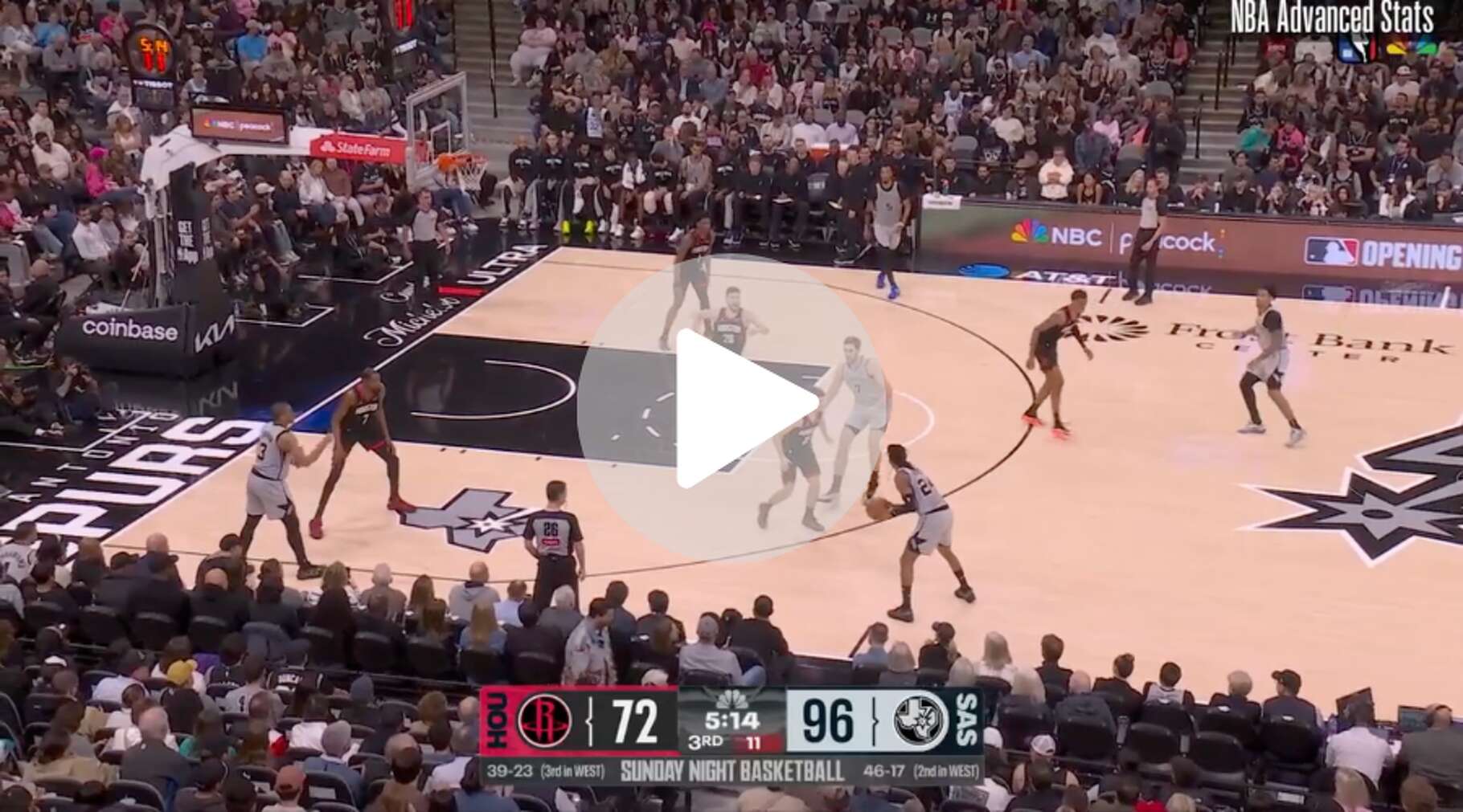 Screenshot from Rockets game