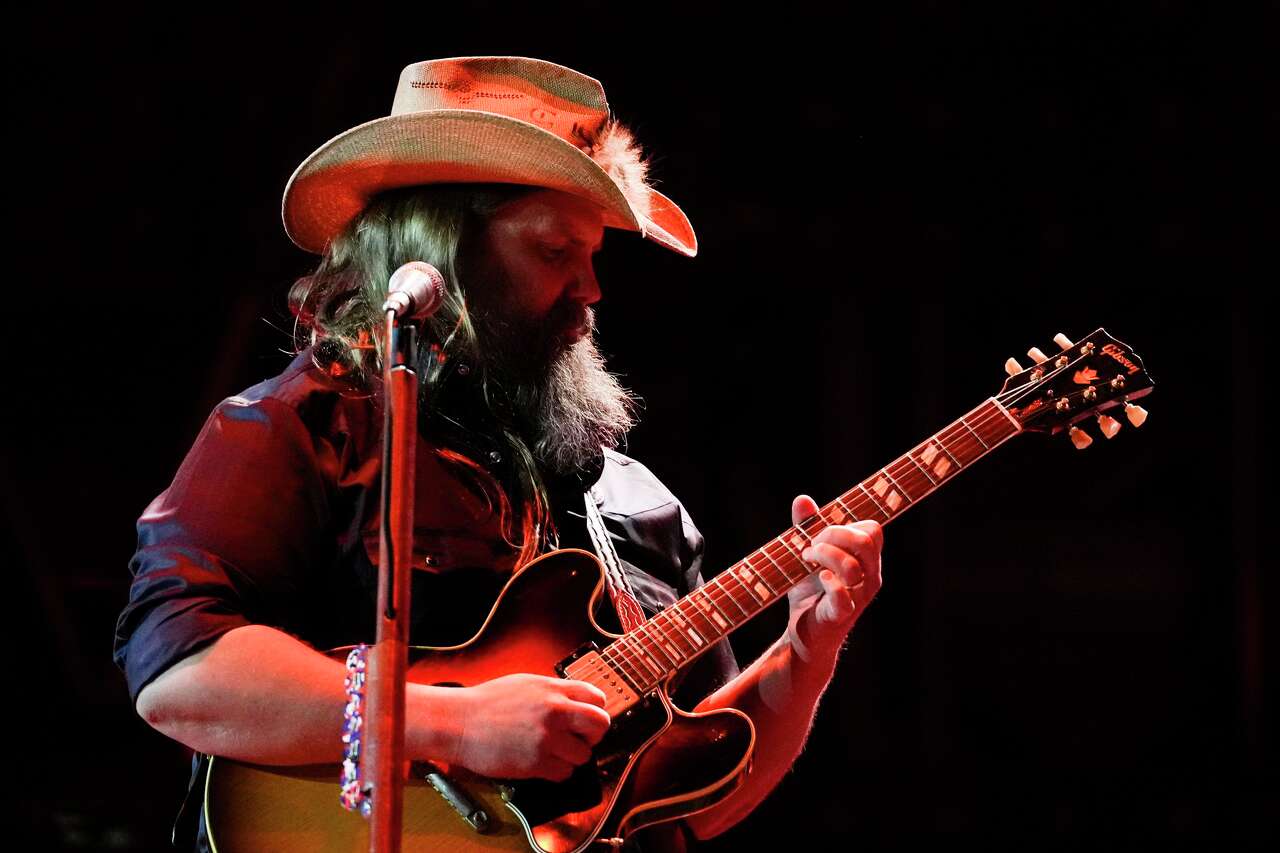Chris Stapleton performs during the Houston Livestock Show and Rodeo, Thursday, March 12, 2026.