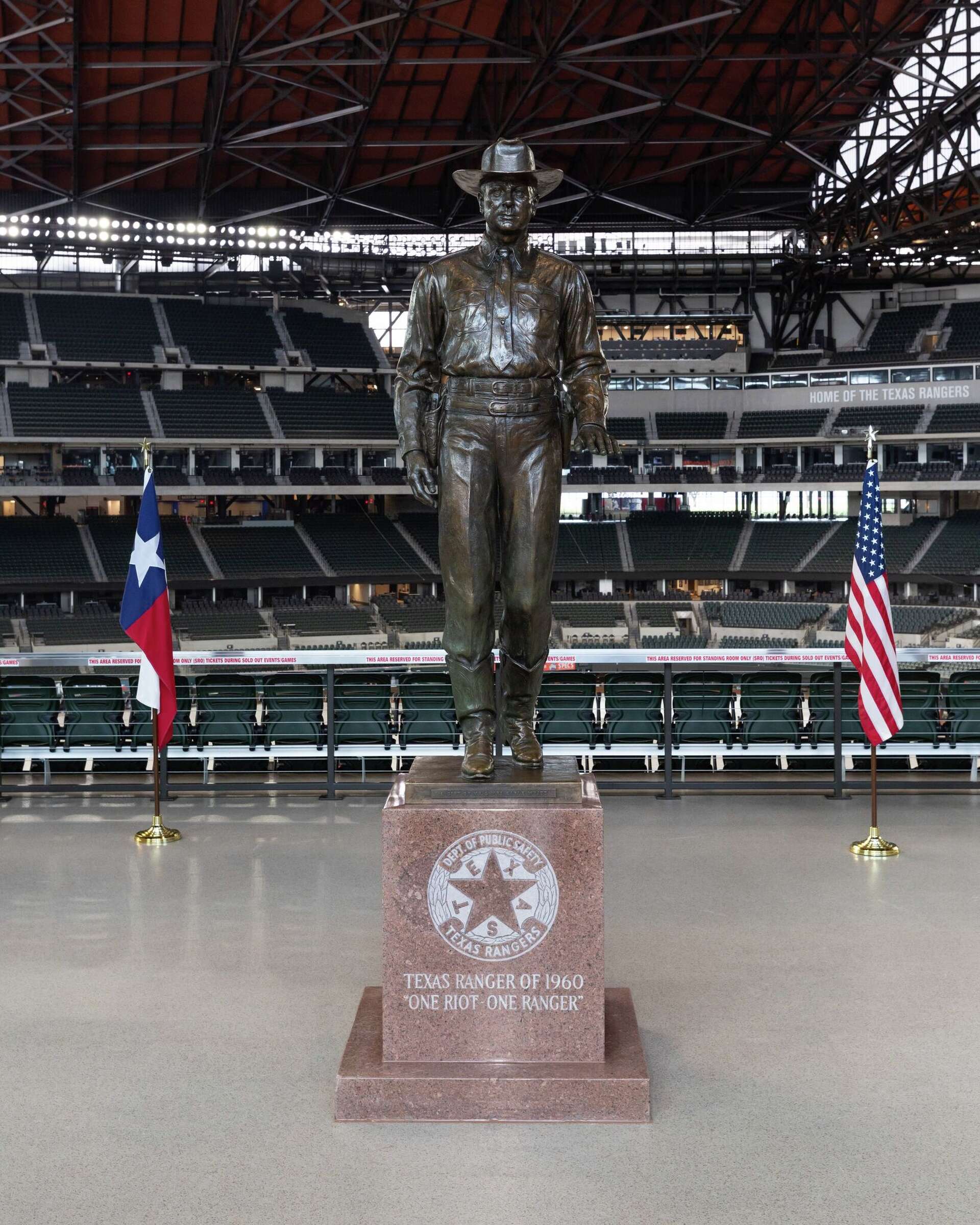Congressman urges removal of Texas Rangers statue segregation-era ties