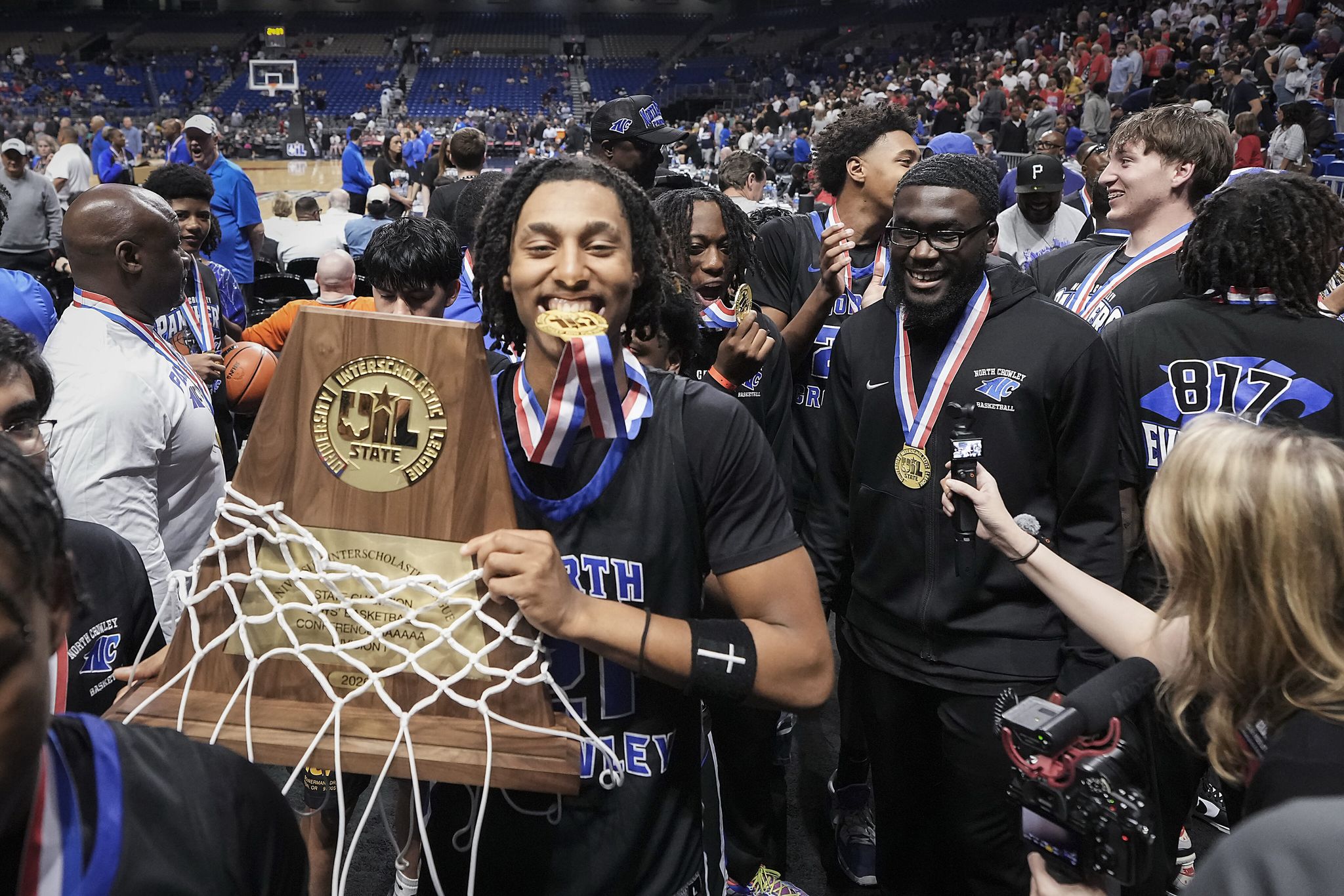 North Crowley wins first state title in boys basketball since 2008