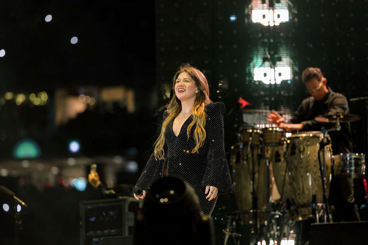 Kelly Clarkson performs at RodeoHouston, March 14, 2026 at NRG Stadium.