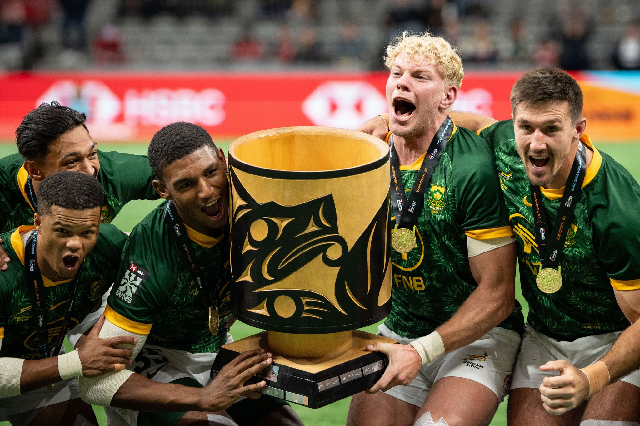Sam Peters Rugby South Africa beats Fiji to win rugby sevens world series. New Zealand ...