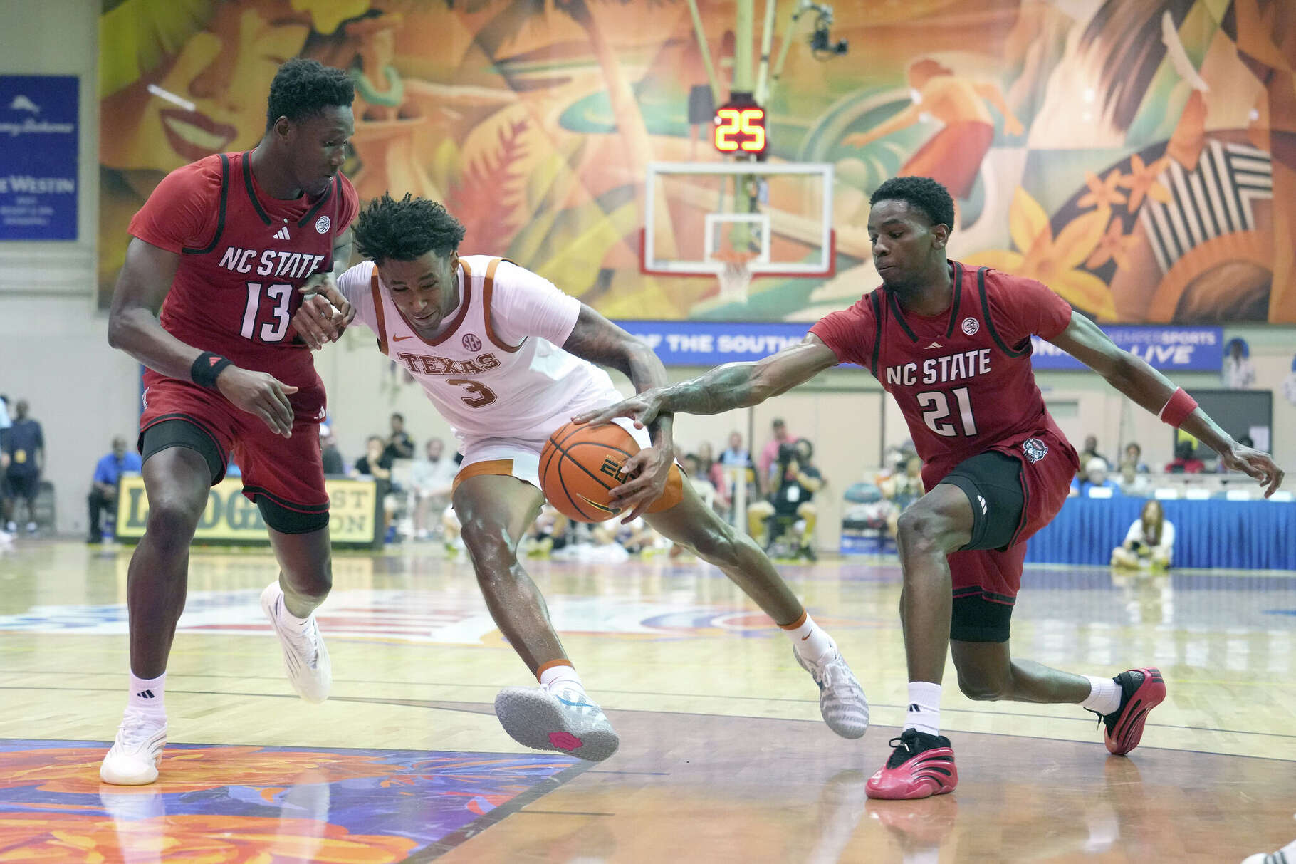 Dailyn Swain and Texas squeaked into the NCAA Tournament but will face a familiar foe in N.C. State, whom the Longhorns beat earlier this season.