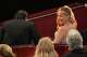 Danny Fujikawa, left, and Kate Hudson in the audience during the Oscars on Sunday, March 15, 2026, at the Dolby Theatre in Los Angeles.