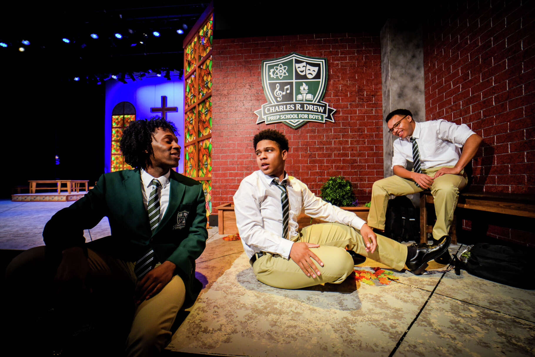 Part of the cast of 'Choir Boy' at the Ensemble Theater