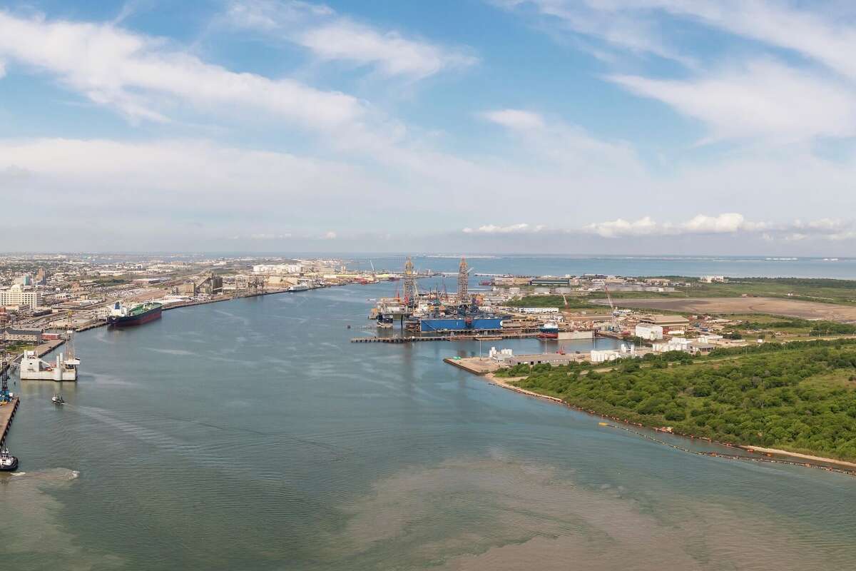 According to the Port of Galveston's recently adopted master plan, Pelican Island (at right) is prime for hundreds of millions of dollars in new development, but the aging Seawolf Parkway bridge is holding it back.