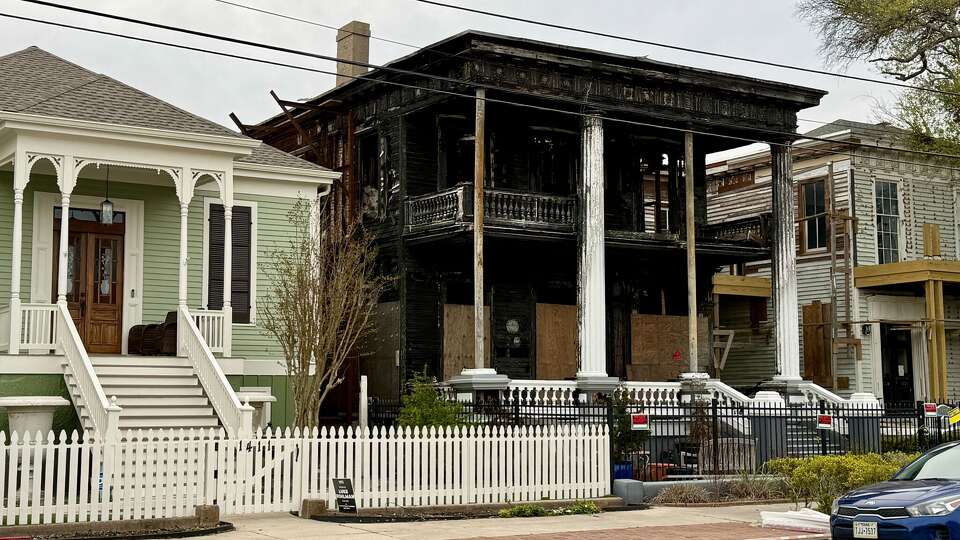 George Ball House at 1405 24th St. in Galveston's historic Silk Stocking District.