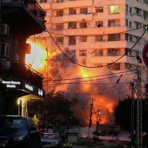 The Latest: Iran attacks Israel and Gulf countries after an Israeli strike kills its security chief