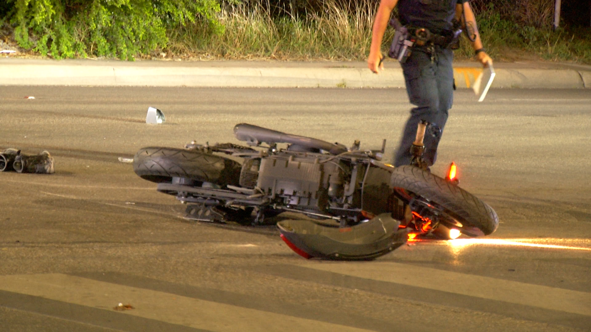 San Antonio police officer seriously injured in motorcycle crash