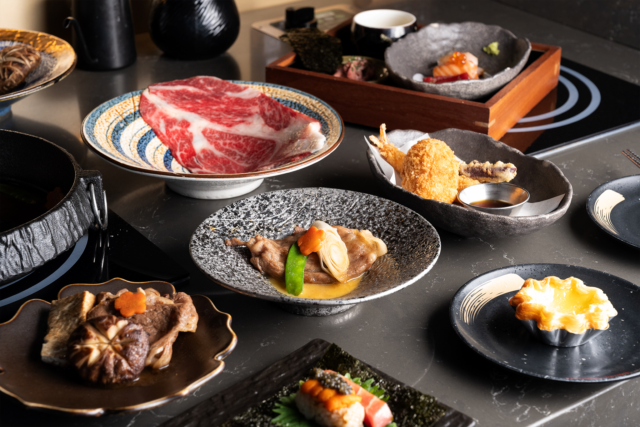 Unlimited Japanese wagyu restaurant debuts in Bay Area strip mall