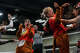 Tokyo Joshi Pro Wrestling performers wear Buc-ee's beaver costumes as they wrestle in the all-female Texas Stampede showcase during South by Southwest in Austin, Wednesday, March 18, 2026. Joshi Pro Wrestling blends WWE-style combat entertainment and Japanese pop idol culture into wrestling performances.