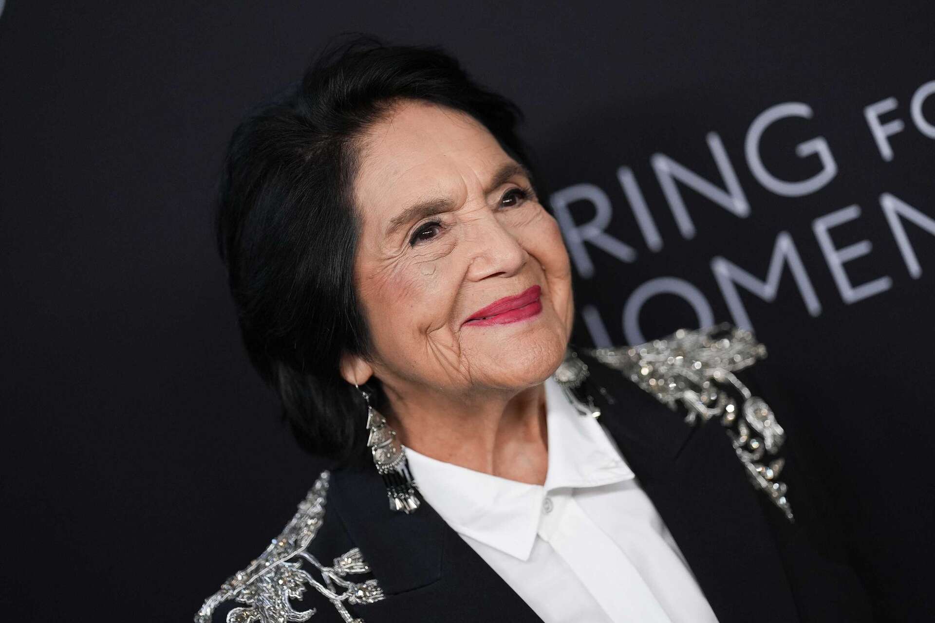photo gettyimages-2234227673-69bb2c6e94428.jpg from article titled "Who is Dolores Huerta? What to know about labor rights leader"