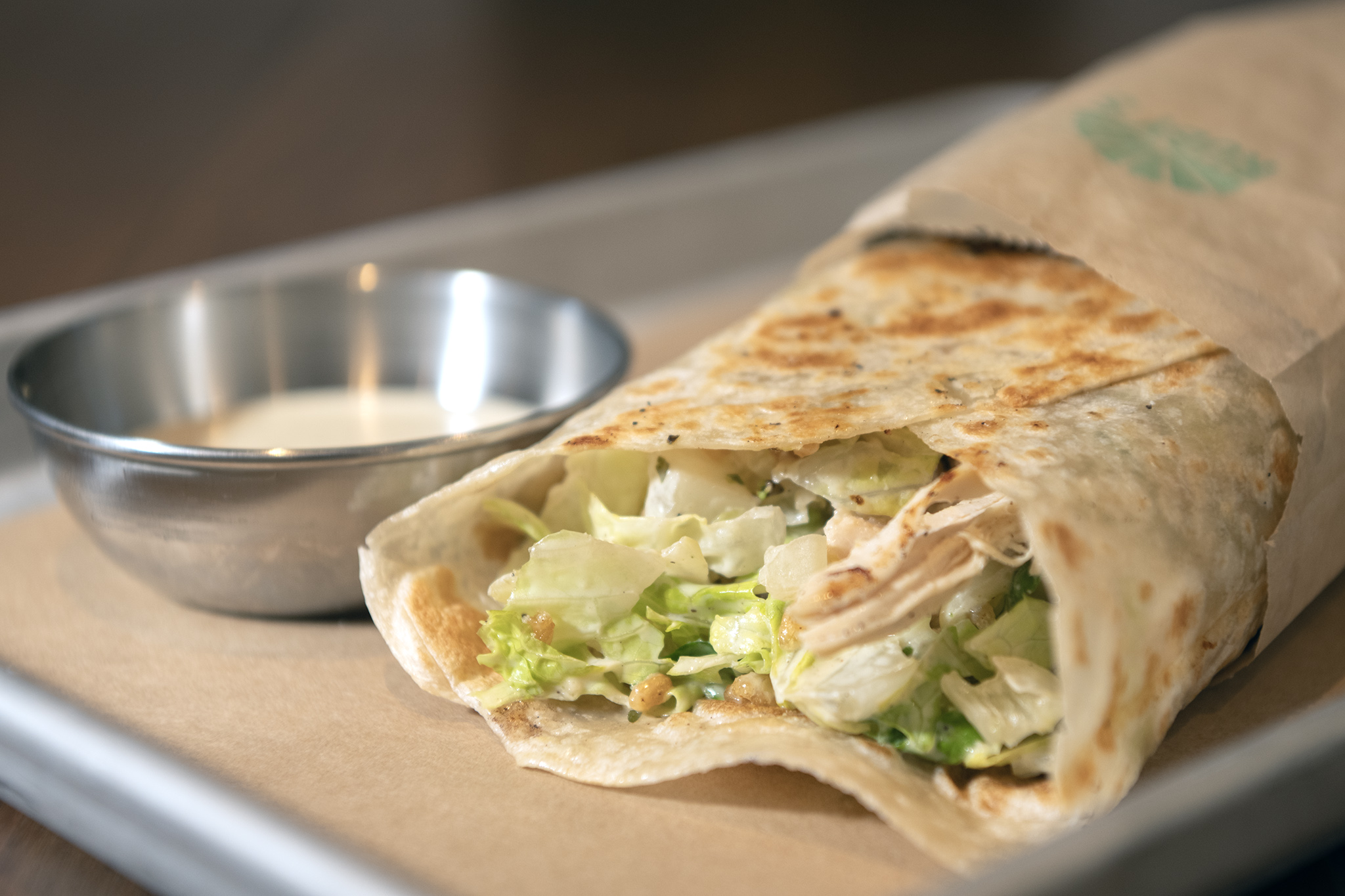 I miss New York's Caesar wraps. This SF restaurant fills the gap.